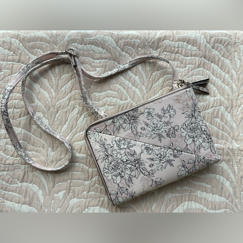 Call It Spring Pink Floral Crossbody Bag